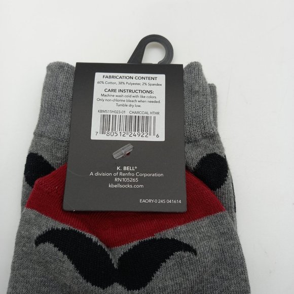 K. Bell Moustche Socks - Picture 2 of 2